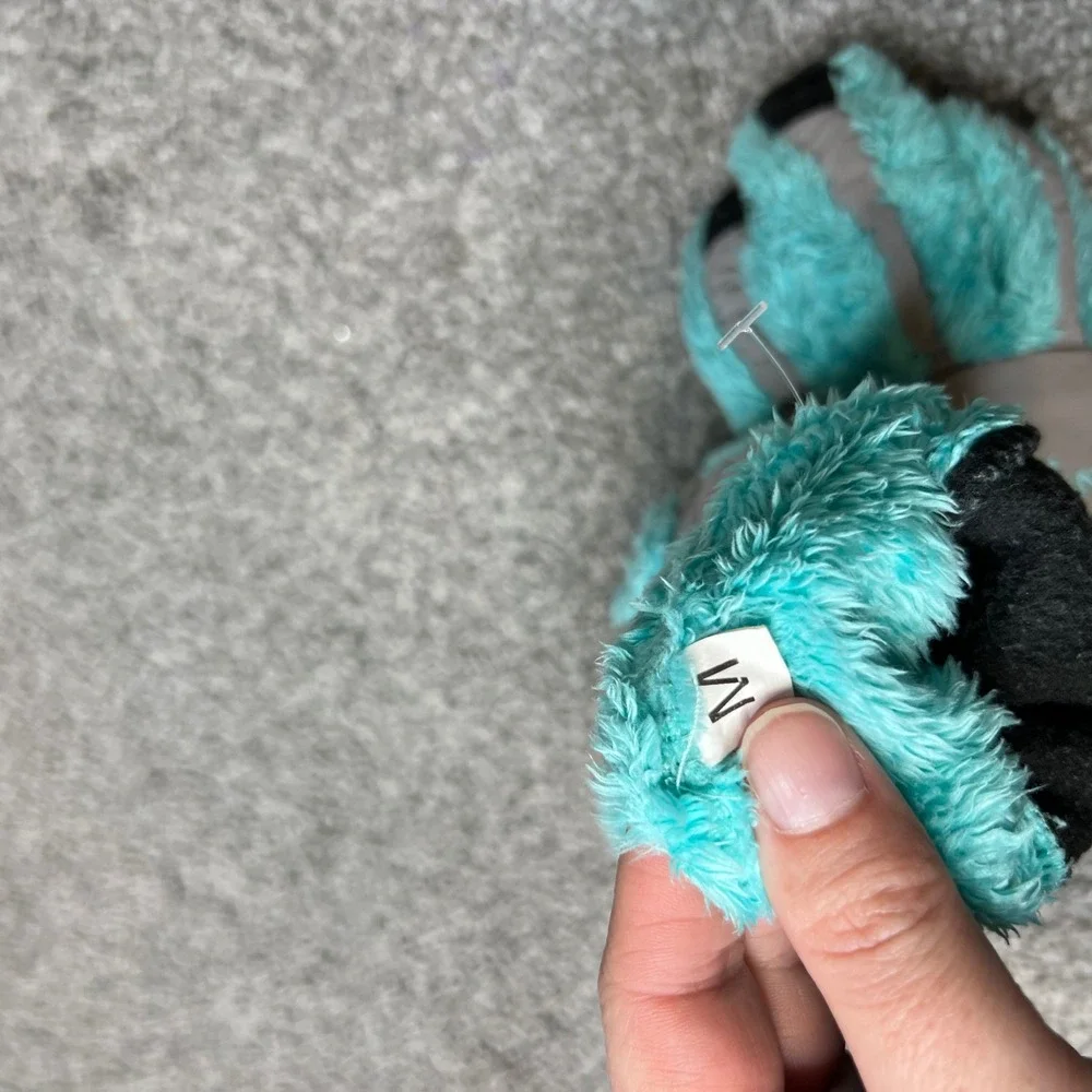 The North Face youth girls Fleece Gloves‎ Teal Black Size M denali thermal